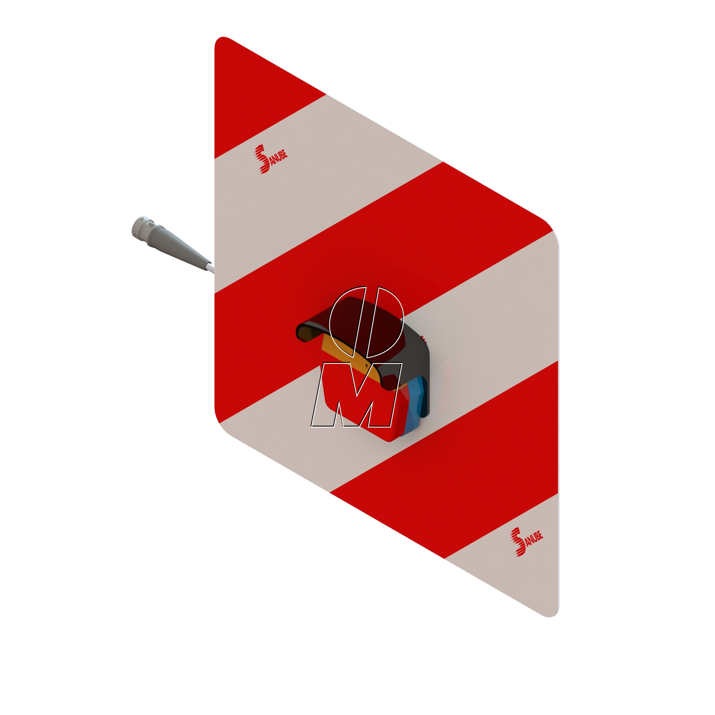 MÜTHING Warntafel mit Beleuchtung