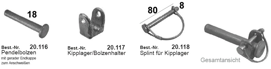 NEUMEIER Kipplager