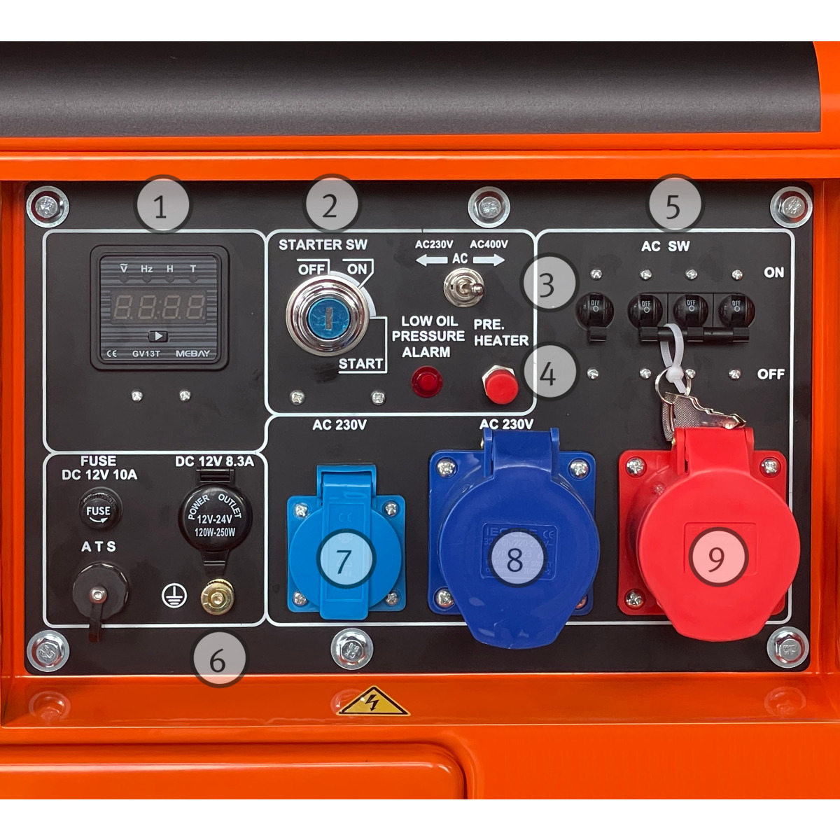 UNICRAFT PG-D 80 TEA-S HC Stromerzeuger