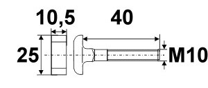 Hammerkopfschraube