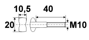 Hammerkopfschraube